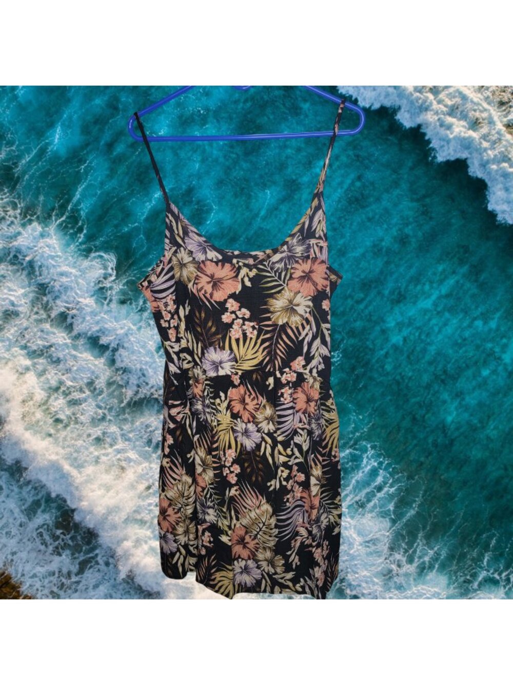 RIP CURL WOMEN'S PARADISE CALLING COVER UP FLORAL BLACK SIZE XL New